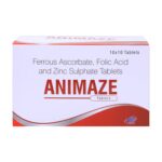 Ferrous Ascorbate Folic Acid Zinc Sulphate ANIMAZE Tablets
