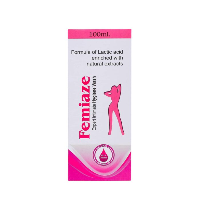 Formula of Lactic acid Enriched with Natural Extracts FEMIAZE Expert Intimate Hygiene Wash