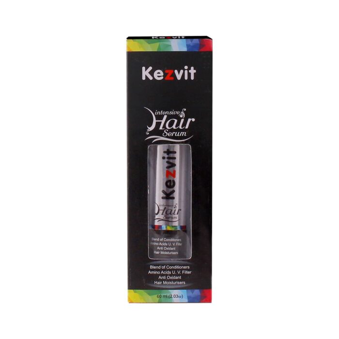 Blend of Conditioners Amino Acid U.V. Filter Anti Oxidant Hair Moisturizers Intensive Hair Serum KEZVIT