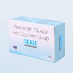 Permethrin 1% w/w with Glycine Soap Scaze Medicated Soap