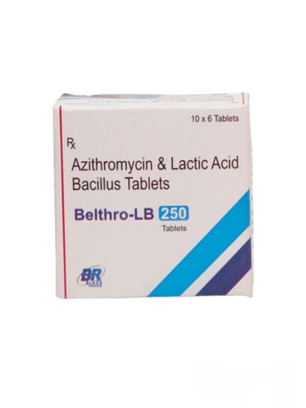 BELTHRO-LB Azithromycin 250mg with Lactic Acid Bacillus Tablets