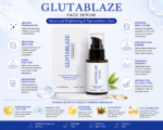 GLUTABLAZE Face Serum | Brightening & Pigmentation Serum with Tranexamic Acid, Kojic Acid & Glutathione - Image 4